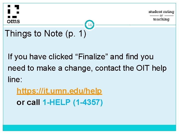 14 Things to Note (p. 1) If you have clicked “Finalize” and find you 14 Things to Note (p. 1) If you have clicked “Finalize” and find you