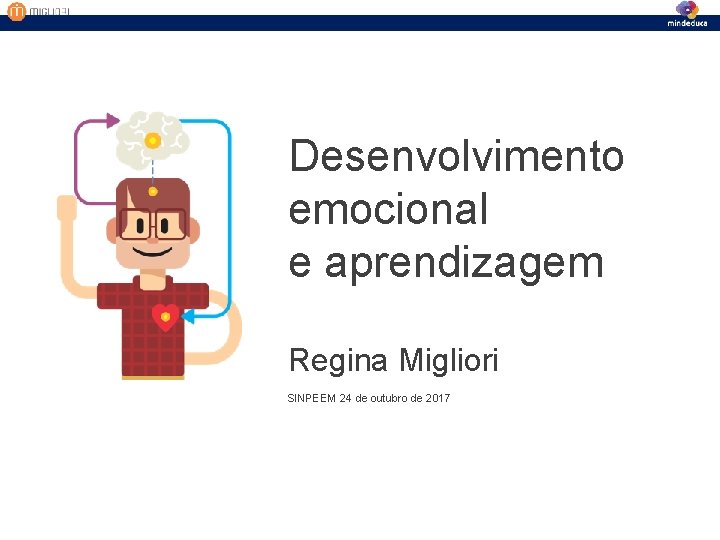 Desenvolvimento emocional e aprendizagem Regina Migliori SINPEEM 24 de outubro de 2017 