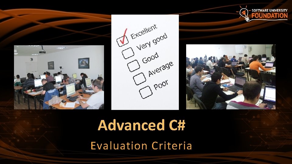Advanced C# Evaluation Criteria 