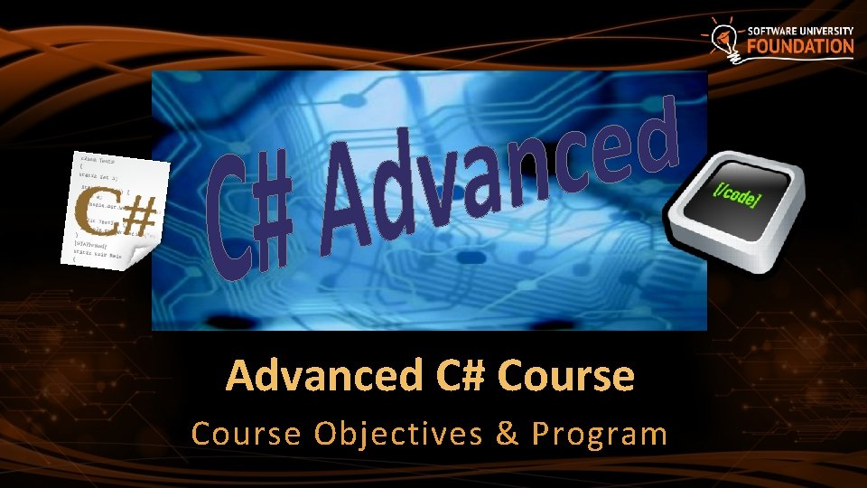 Advanced C# Course Objectives & Program 