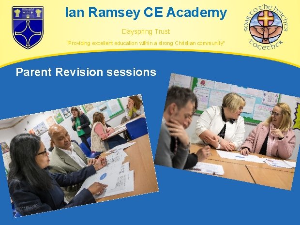 Ian Ramsey CE Academy Dayspring Trust “Providing excellent education within a strong Christian community” Ian Ramsey CE Academy Dayspring Trust “Providing excellent education within a strong Christian community”