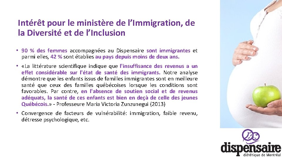 Intérêt pour le ministère de l’Immigration, de la Diversité et de l’Inclusion • 90