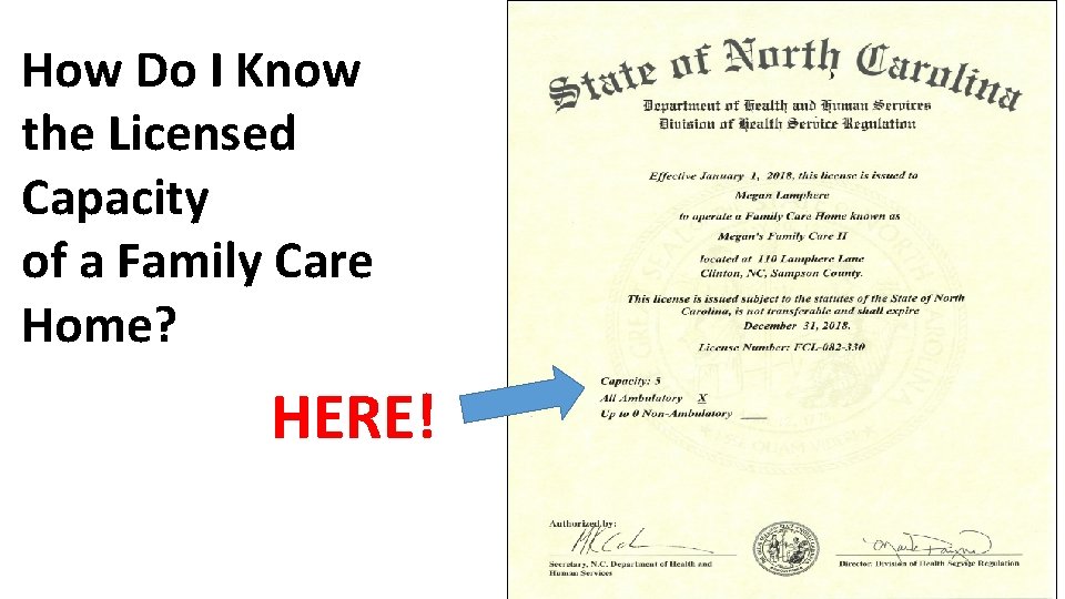 How Do I Know the Licensed Capacity of a Family Care Home? HERE! 