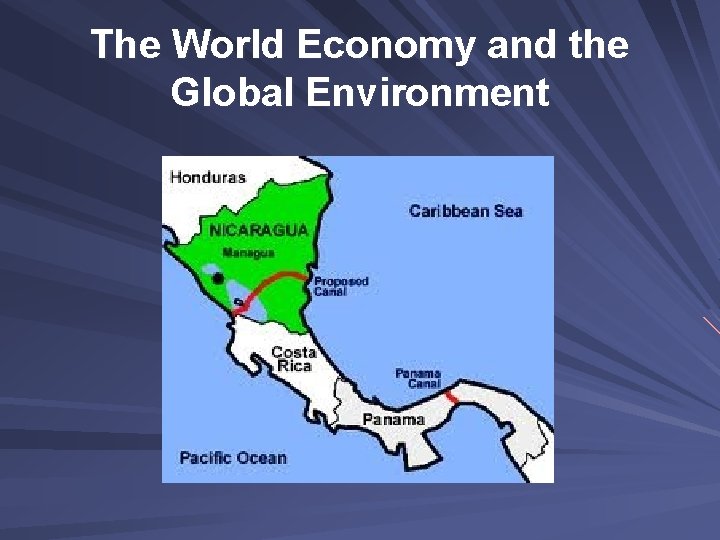 The World Economy and the Global Environment 