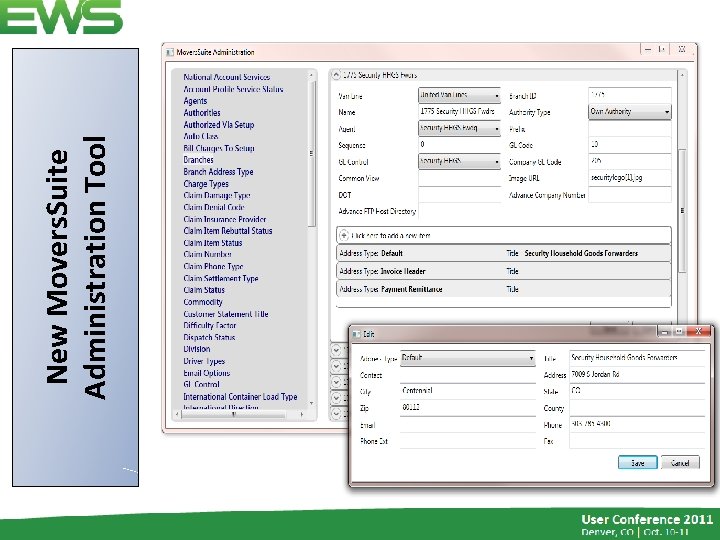New Movers. Suite Administration Tool 