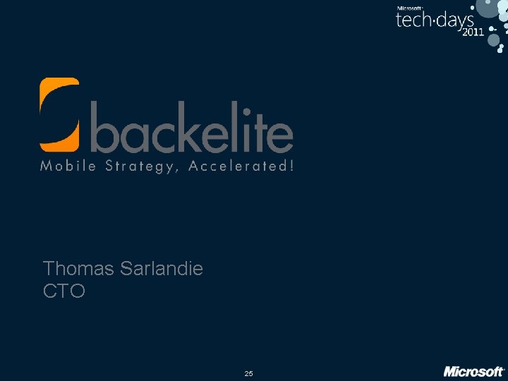 Thomas Sarlandie CTO 25 