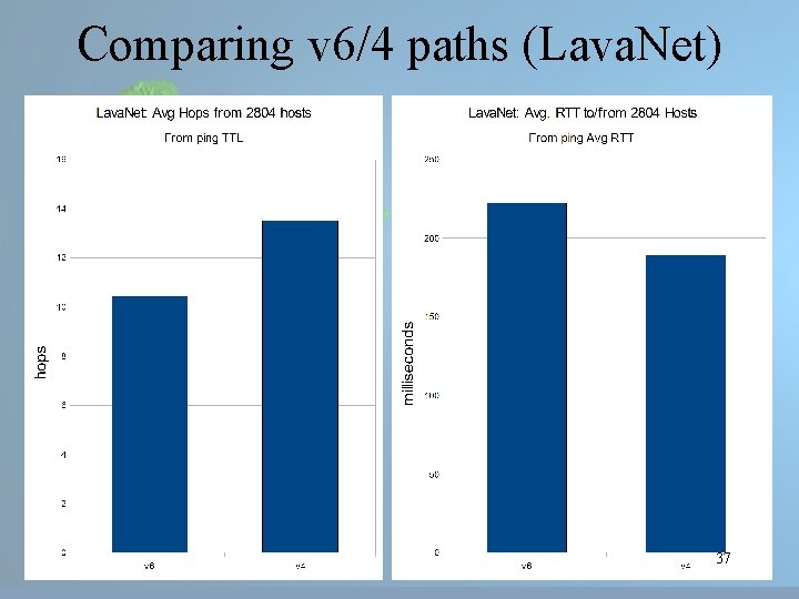 Comparing v 6/4 paths (Lava. Net) 37 