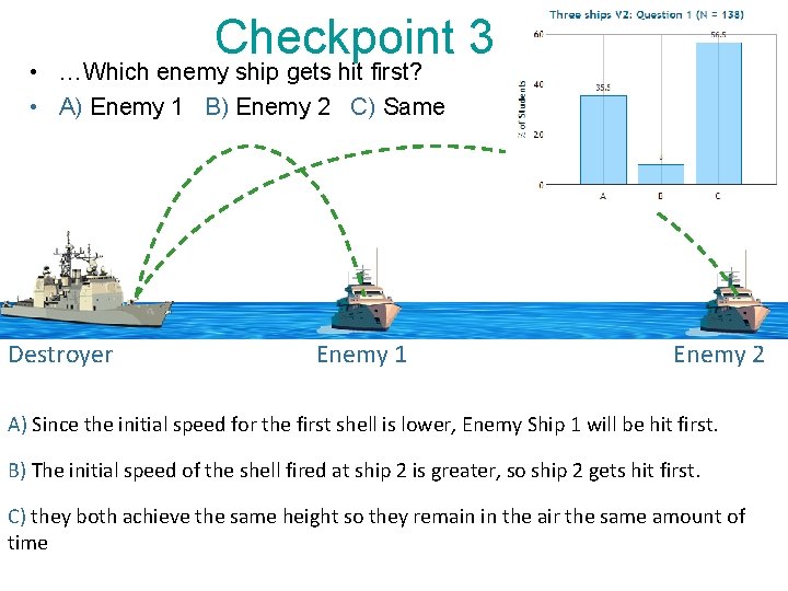 Checkpoint 3 • …Which enemy ship gets hit first? • A) Enemy 1 B)