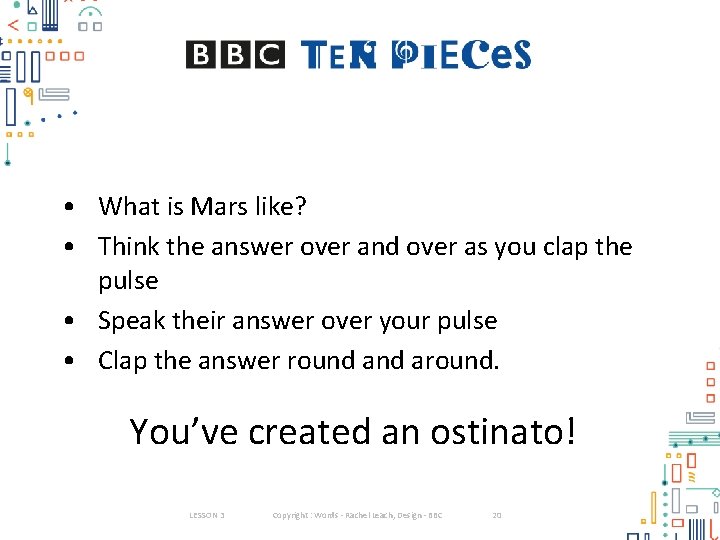 • What is Mars like? • Think the answer over and over as • What is Mars like? • Think the answer over and over as