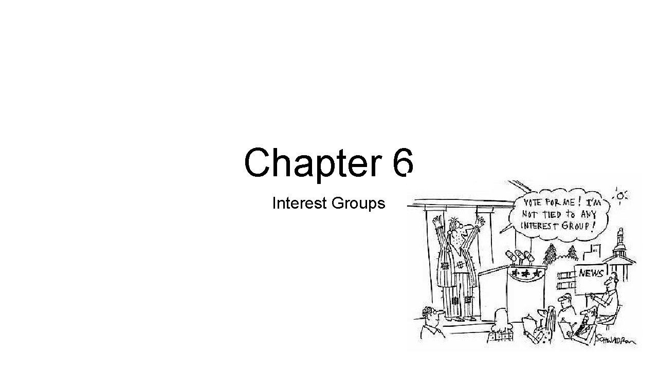 Chapter 6 Interest Groups 