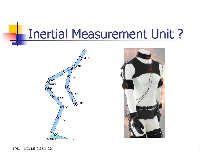 Inertial Measurement Unit ? IMU Tutorial 10. 05. 12 7 