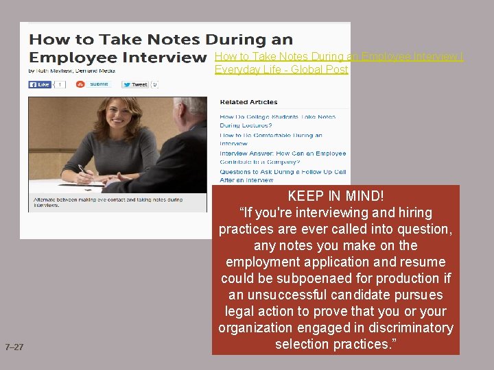 How to Take Notes During an Employee Interview | Everyday Life - Global Post