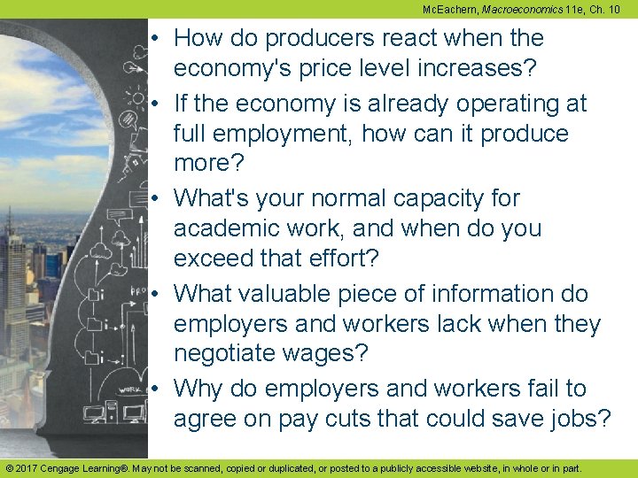 Mc. Eachern, Macroeconomics 11 e, Ch. 10 • How do producers react when the Mc. Eachern, Macroeconomics 11 e, Ch. 10 • How do producers react when the