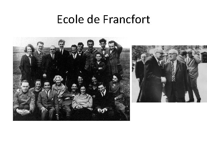 Ecole de Francfort 