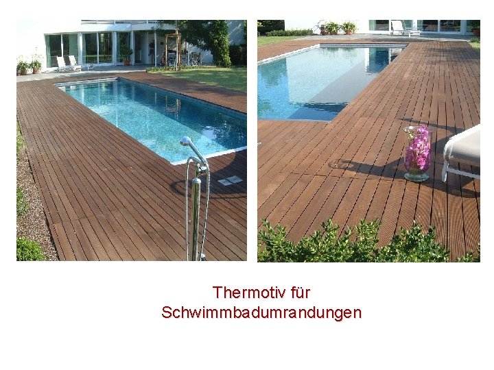 Thermotiv für Schwimmbadumrandungen 