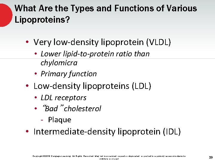 What Are the Types and Functions of Various Lipoproteins? • Very low-density lipoprotein (VLDL)