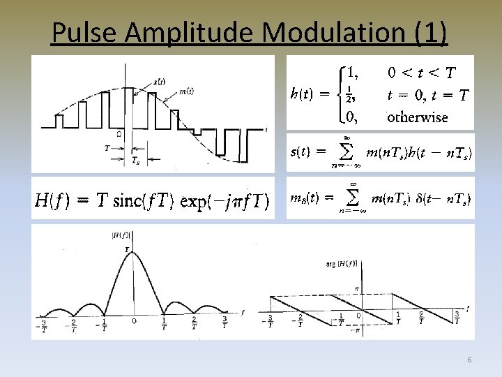 Pulse Amplitude Modulation (1) 6 