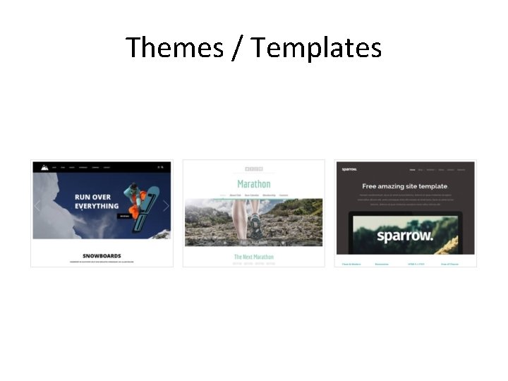 Themes / Templates 