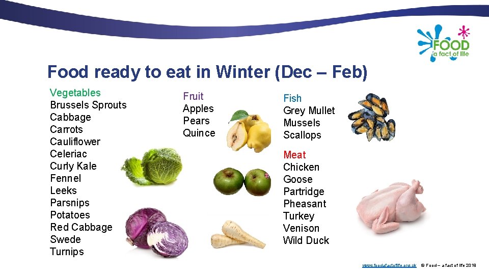 Food ready to eat in Winter (Dec – Feb) Vegetables Brussels Sprouts Cabbage Carrots