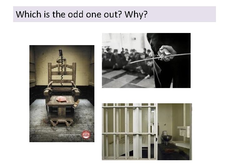 Which is the odd one out? Why? Which is the odd one out? Why?
