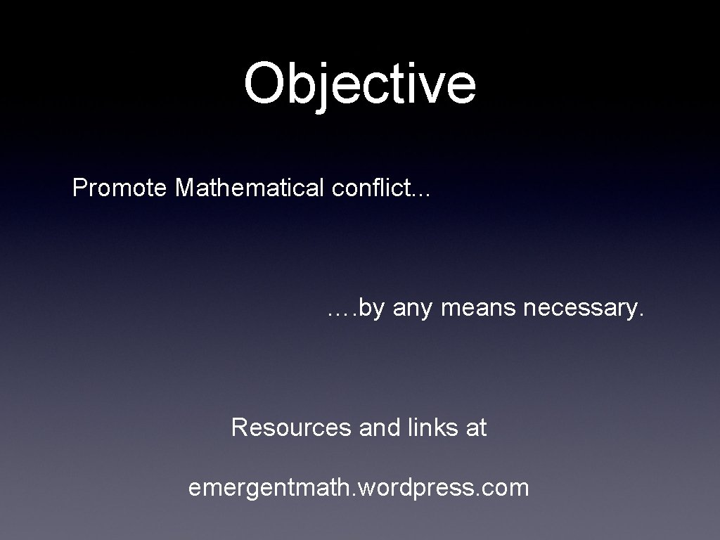 Math Is Objective Getting Students to Struggle and Engage With Math