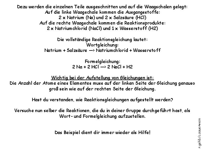 Dazu werden die einzelnen Teile ausgeschnitten und auf die Waagschalen gelegt: Auf die linke Dazu werden die einzelnen Teile ausgeschnitten und auf die Waagschalen gelegt: Auf die linke