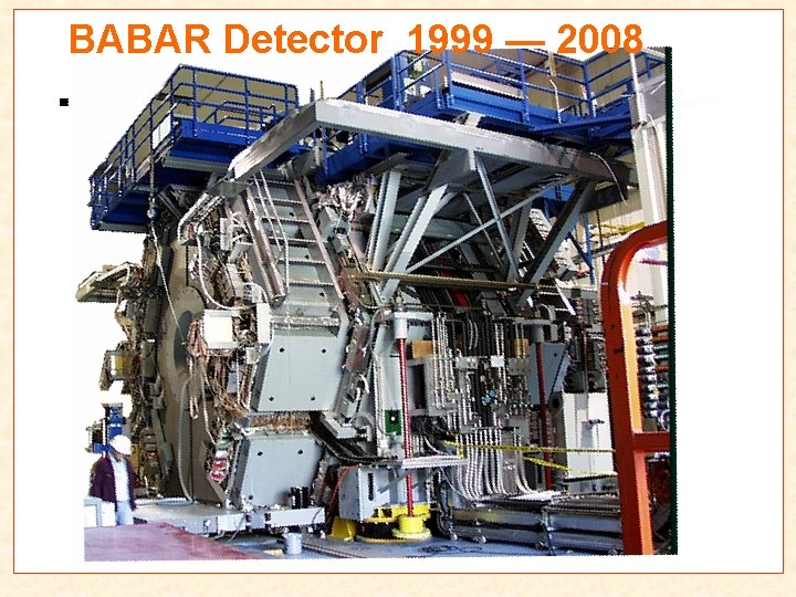 BABAR Detector 1999 — 2008 