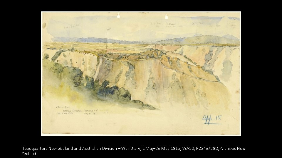 Headquarters New Zealand Australian Division – War Diary, 1 May-28 May 1915, WA 20,