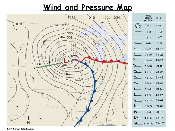 Wind and Pressure Map 