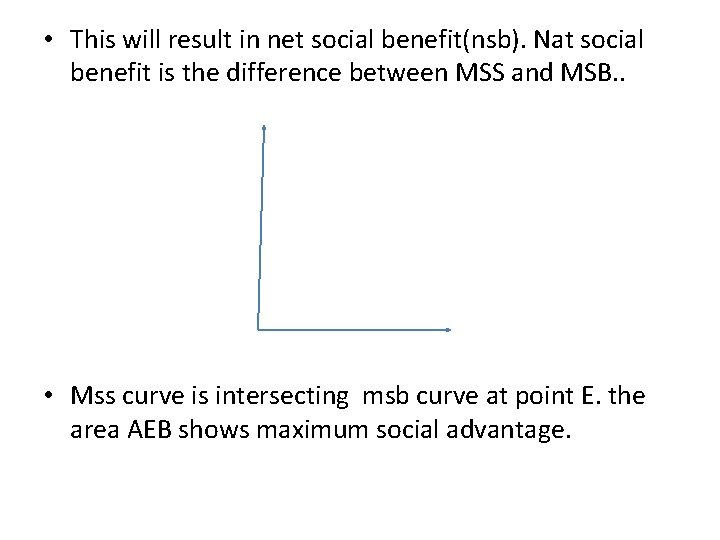• This will result in net social benefit(nsb). Nat social benefit is the • This will result in net social benefit(nsb). Nat social benefit is the