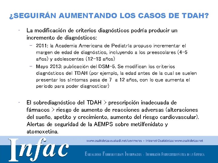 ¿SEGUIRÁN AUMENTANDO LOS CASOS DE TDAH? • La modificación de criterios diagnósticos podría producir