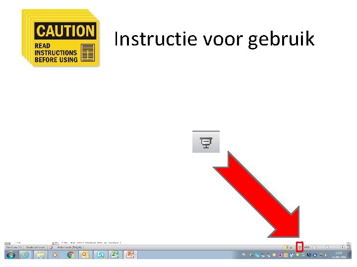 Instructie voor gebruik 