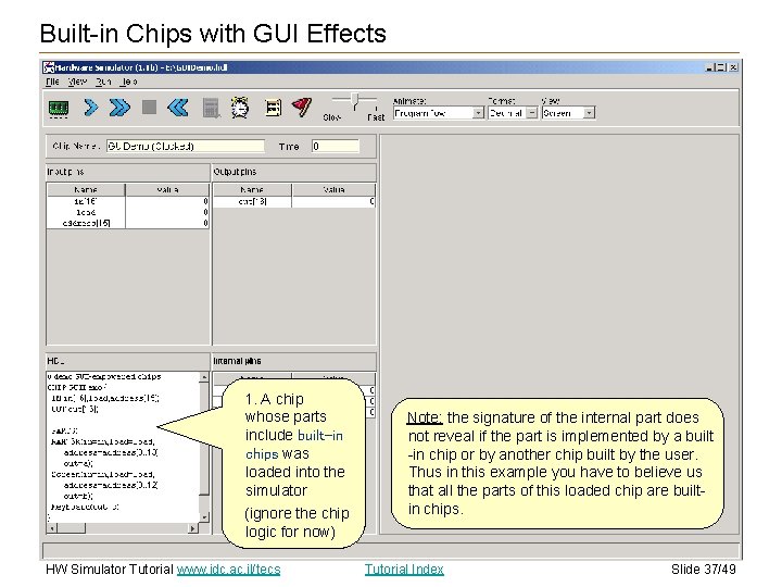Built-in Chips with GUI Effects 1. A chip whose parts include built-in chips was Built-in Chips with GUI Effects 1. A chip whose parts include built-in chips was