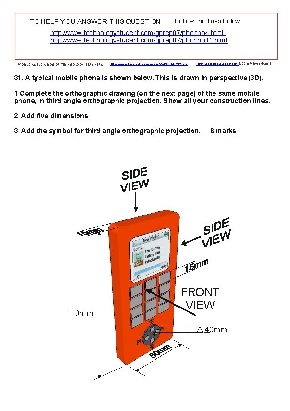 TO HELP YOU ANSWER THIS QUESTION Follow the links below. http: //www. technologystudent. com/gprep