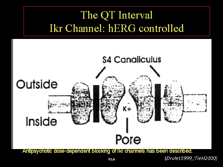 The QT Interval Ikr Channel: h. ERG controlled Antipsychotic dose-dependent blocking of Ikr channels