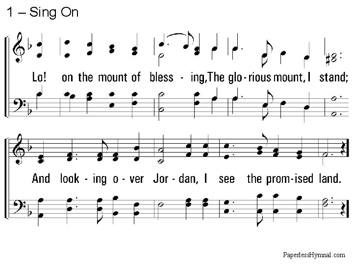 1 – Sing On Paperless. Hymnal. com 