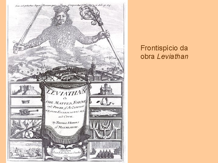 Frontispício da obra Leviathan 