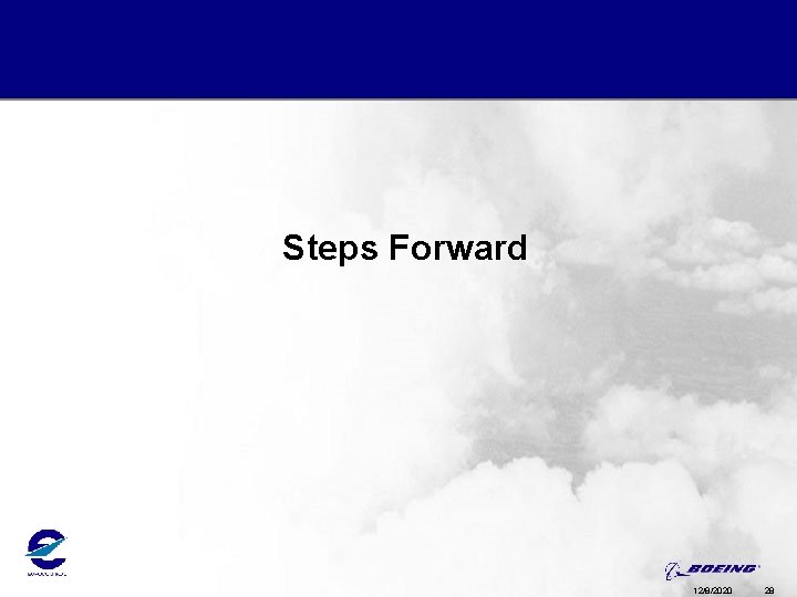 Steps Forward 12/8/2020 28 