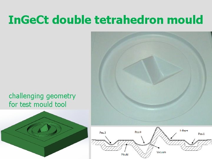  In. Ge. Ct double tetrahedron mould challenging geometry for test mould tool 