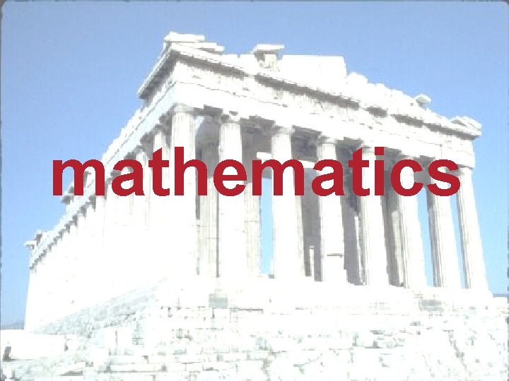 mathematics 