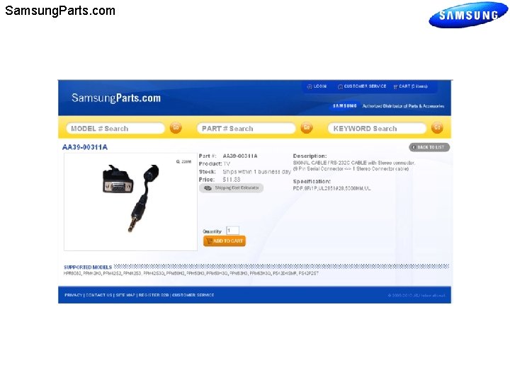 Samsung. Parts. com 