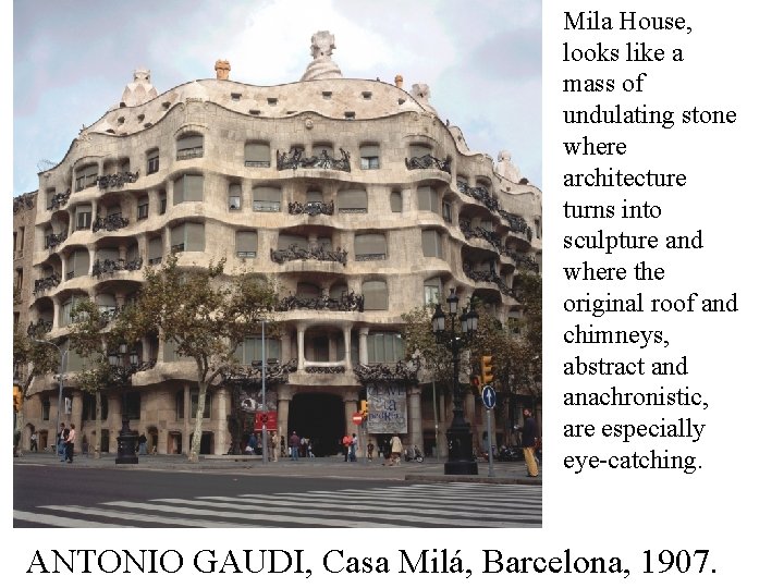 Mila House, looks like a mass of undulating stone where architecture turns into sculpture