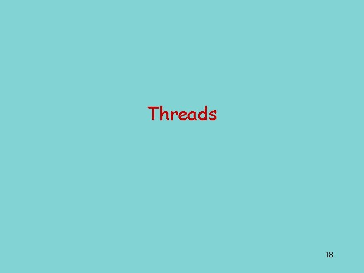Threads 18 Threads 18