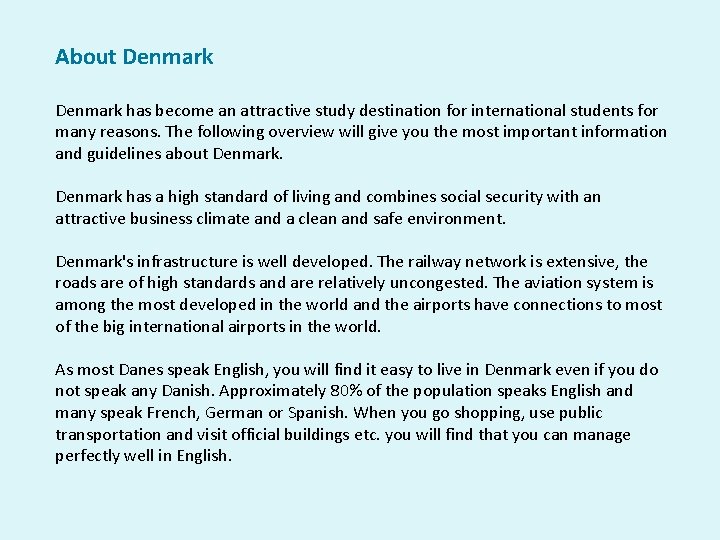 Can I Speak English In Denmark