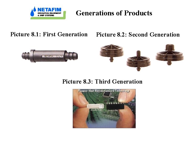 Generations of Products Picture 8. 1: First Generation Picture 8. 2: Second Generation Picture