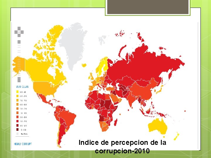 Indice de percepcion de la corrupcion-2010 
