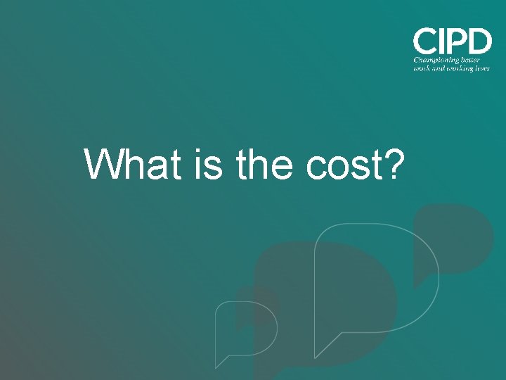 What is the cost? 