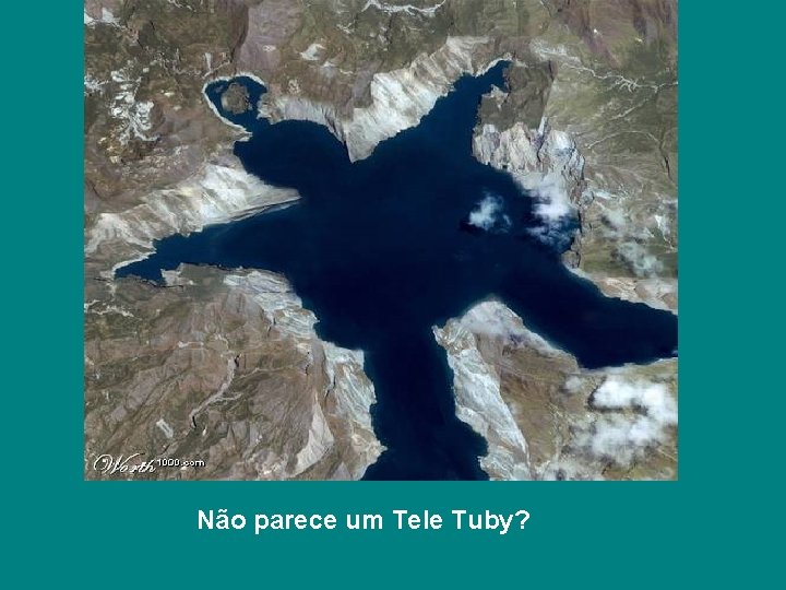 Não parece um Tele Tuby? 