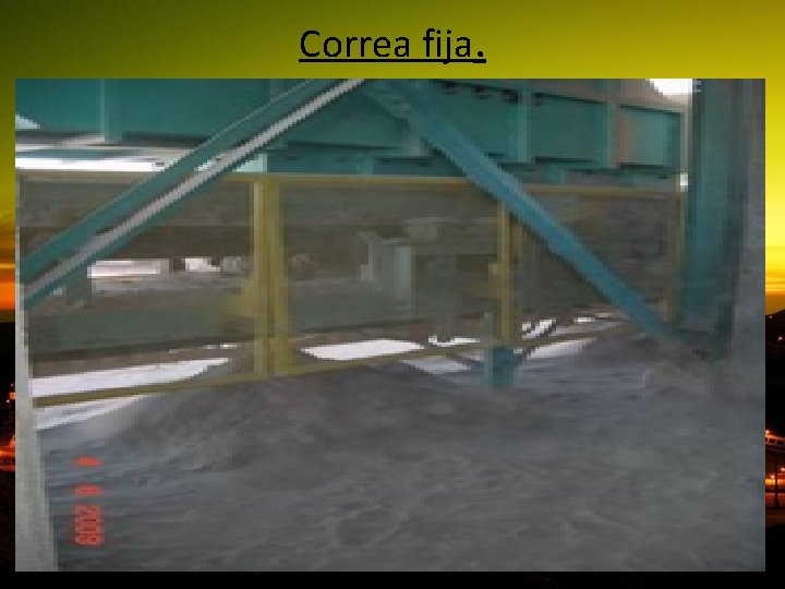 Correa fija. 