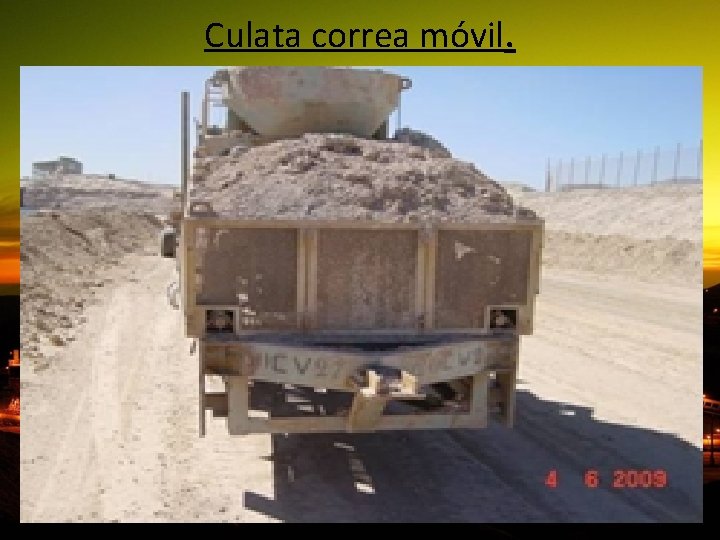 Culata correa móvil. 